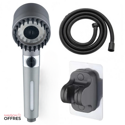 Borhe® Douche – Pommeau de douche multifonction 4-en-1 massage et soin de la peau