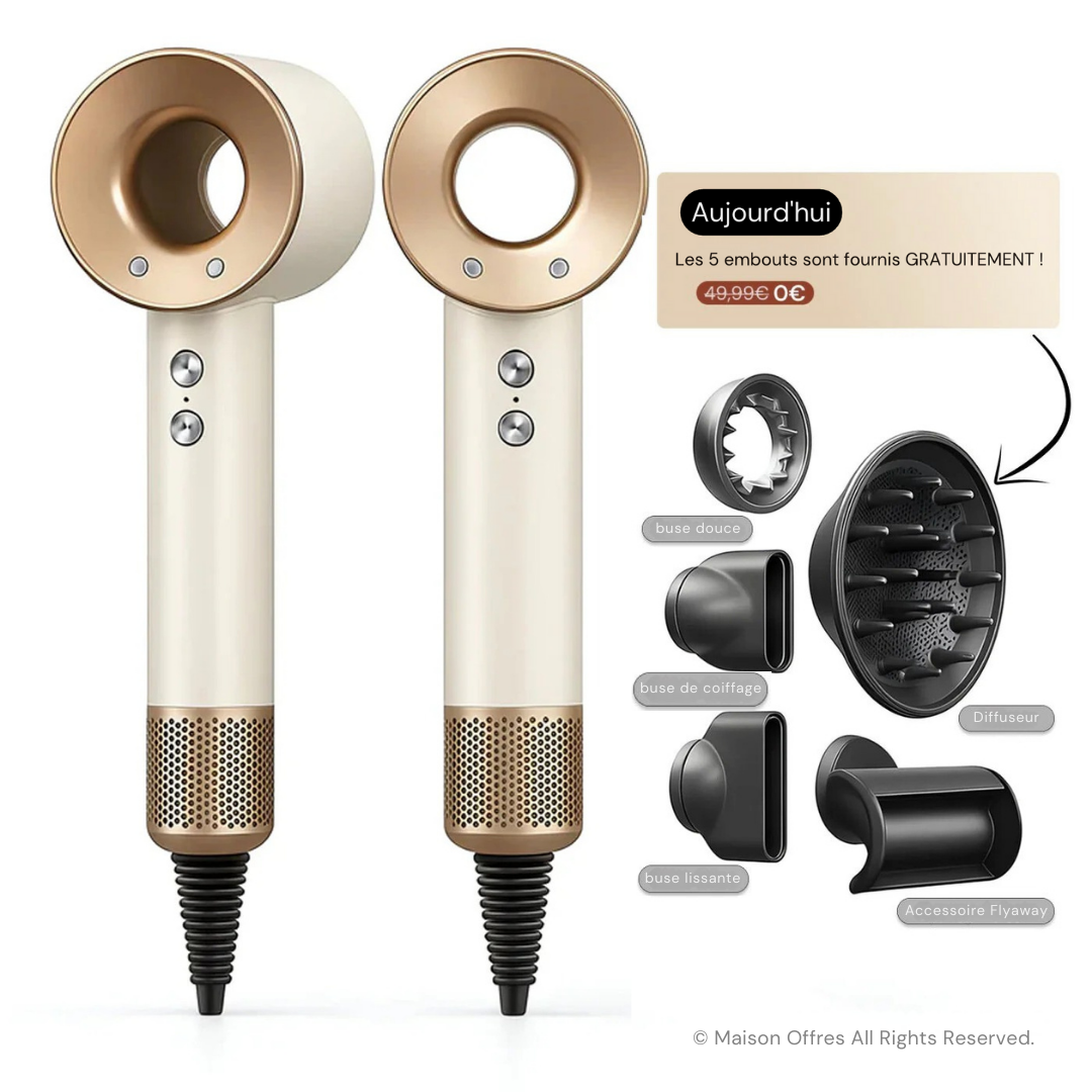 MAISON AirPro4™ 5in1 Sèche-cheveux haute performance