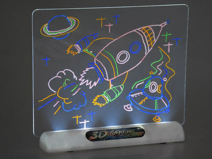 Bloc de dessin magique en 3D pour les enfants